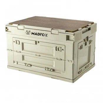Uyguna-Yakala Katlanabilir Kamp Saklama Kutusu - 60 LT - Madfox - Haki - 547304