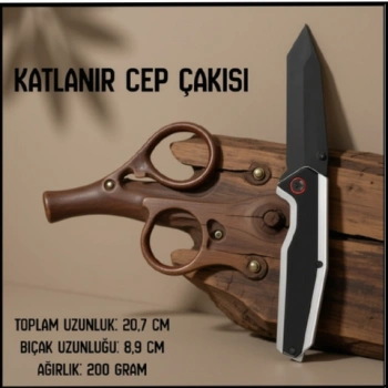 Uyguna-Yakala Katlanır Cep Çakısı-CAK.665