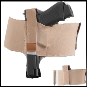 Uyguna-Yakala Kum Korse Tabanca Kılıfı Şarjörlü/Kelepçeli - 049-K