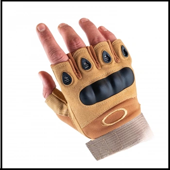 Uyguna-Yakala Kum Parmaksız Kemik Taktikal Eldiven-LD.063