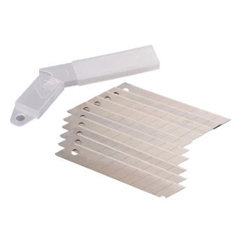 Uyguna-Yakala Maket Bıçağı / Falçata Ağzı / Yedeği İnce 9mm - 10 Adet