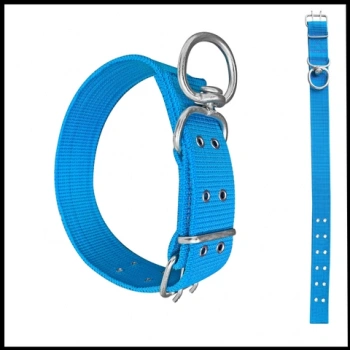 Uyguna-Yakala Mavi Dokuma Boyun Tasması-SMA.507