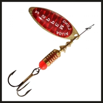 Uyguna-Yakala Mepps Altın-kırmızı Söğüt No:1 Aglia Long Redbo-KAŞ.402