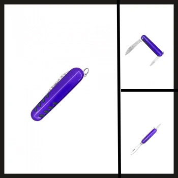 Uyguna-Yakala Mor (k5017-8) Çift Ağızlı Cep Çakısı-CAK.424