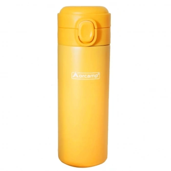 Uyguna-Yakala Mug Termos 420 ml - Orcamp - Sarı (OUT-5150)