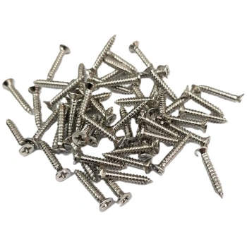 Uyguna-Yakala Nikel 1000 Adet Klips Vidası 2,2x13 mm YHB - Konik Başlı Kutu, Sandık, Ayak, Askı, Mini Vida