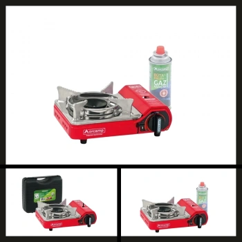 Uyguna-Yakala Ck-506 Kırmızı Tekli Çatalı Mini Portatif Ocak Orcamp-YKT.170