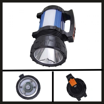 Uyguna-Yakala 10 W Mavi Pt-8817Şarjlı El Feneri-NER.404
