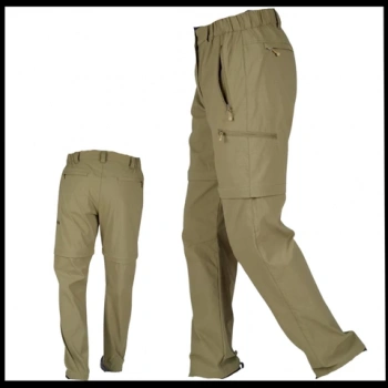 Uyguna-Yakala Pantolon - Kargo Cepli  - Haki-909-H