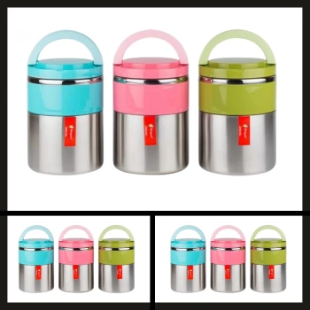 Uyguna-Yakala Yeşil Png-1302 İnox Çiftli Yemek Termosu-ERM.096