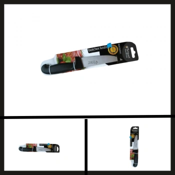 Uyguna-Yakala Png-1559-8 No:8 Siyah Silikon Saplı Bıçak-BIÇ.075