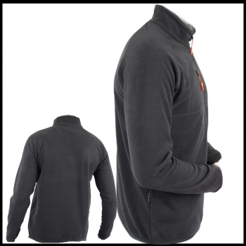 Uyguna-Yakala Polar Sweet Fermuarlı Erkek Antrasit -KAB.723