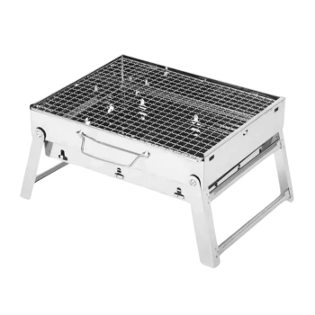 Uyguna-Yakala Portatif Katlanabilir Mangal - Madfox Roadtrip BBQ - Silver - 547306