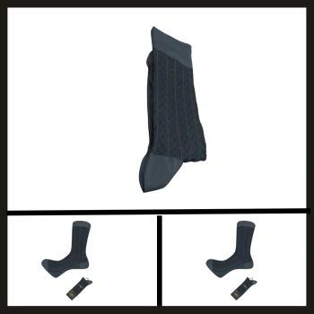 Uyguna-Yakala Füme 18132-r2 Rambutan Modal Erkek Çorabı-RAP.237