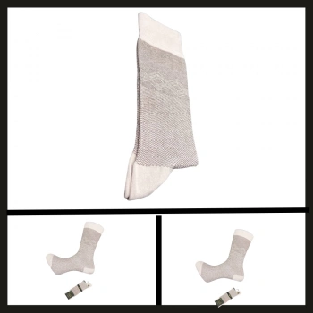 Uyguna-Yakala Krem 17104-r7 Tumaniş Bambu Erkek Çorabı-RAP.222