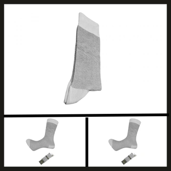 Uyguna-Yakala Kül Gri 17104-r5 Tumaniş Bambu Erkek Çorabı-RAP.220