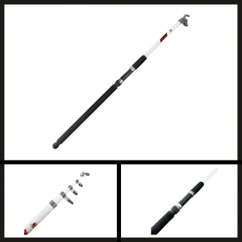 Uyguna-Yakala 60-120 Gr Protackle Beacon 2.70 Mt Teleskopik Kamış Beyaz-AMS.035