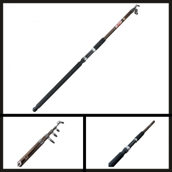 Uyguna-Yakala 60-120 Gr Protackle Beacon 2.70 Mt Teleskopik Kamış Kahve-AMS.037