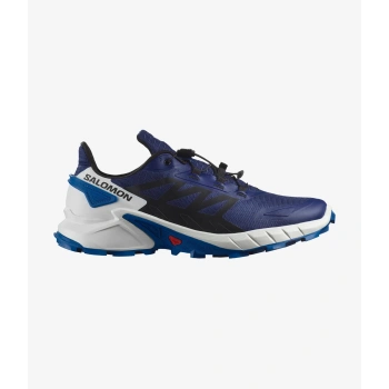 Uyguna-Yakala Salomon Supercross 4 Erkek Koşu Ayakkabısı - Blue Print/Black/Lapis Blue