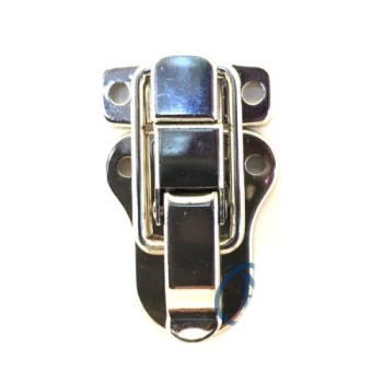 Uyguna-Yakala Sandık, Kutu Klipsi, Ön Kilidi - 48x30mm, Nikel, 1 Adet