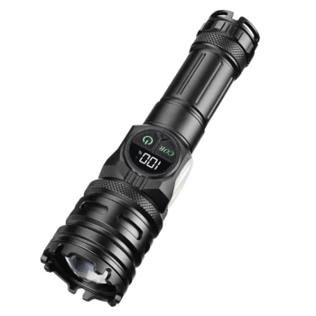 Uyguna-Yakala Şarj Edilebilir Zoomlu El Feneri - Wison - 2500 Lümen - 25 Watt