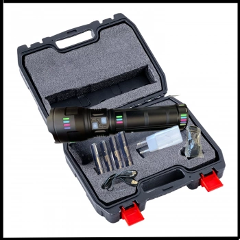 Uyguna-Yakala  Şarjlı 60 W El Feneri -Metal Gövde- Zoomlu - 1150