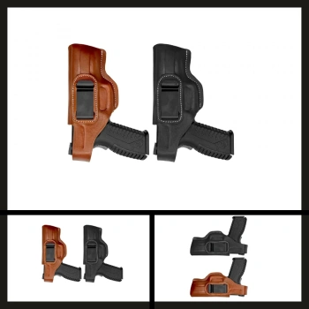 Uyguna-Yakala Smith Wesson 38 Cl. Belt Maşalı Tabanca Kılıfı-VAK.403