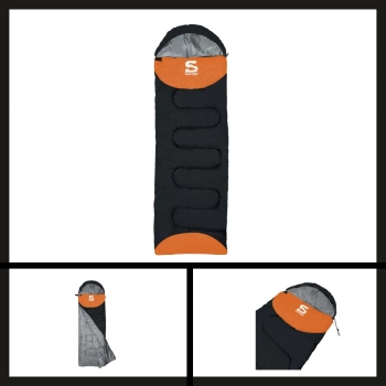 Uyguna-Yakala (ys-509) Savage Blink -20 C Siyah-portakal Uyku Tulumu-TLM.053