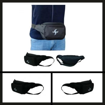 Uyguna-Yakala Siyah Savage Hh0297 Bel Çantası-NTA.096