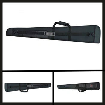 Uyguna-Yakala Siyah 120 Cm İmperteks İki Cepli Tüfek Kılıfı-AKS.080