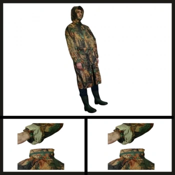 Uyguna-Yakala 11011 (ağaç Desen) Xxl Imperteks Pardesü Yağmurluk-TAK.071