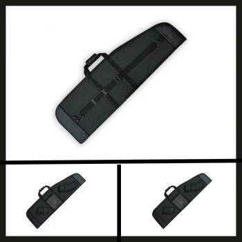 Uyguna-Yakala Siyah 110 Cm  İmperteks Şarjörlü Tüfek Kılıfı-AKS.115