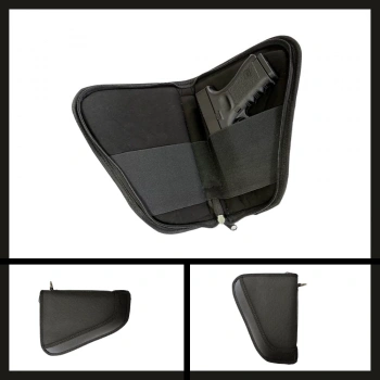 Uyguna-Yakala Küçük Siyah yt-009 İmperteks Tabanca Taşıma Çantası-VAK.350