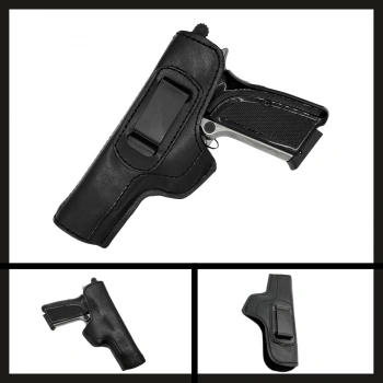 Uyguna-Yakala 12+1 Baretta Sport Maşalı Napa Deri Tabanca Kılıfı-VAK.497