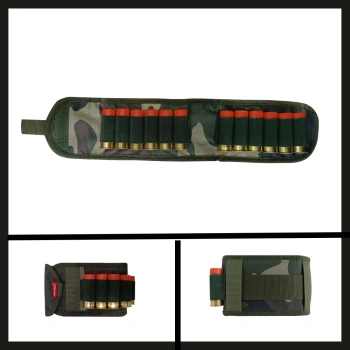 Uyguna-Yakala Kamuflaj Tactical Çift Taraflı Kemer Fişekliği-KLK.007