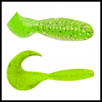 Uyguna-Yakala Yumy 3.5 cm Fluo Yeşil Silikon Kurt