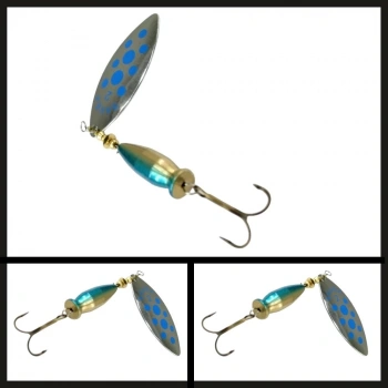 Uyguna-Yakala Gümüş/mavi No:2/16 Gr Long Döner Kaşık-KAŞ.087