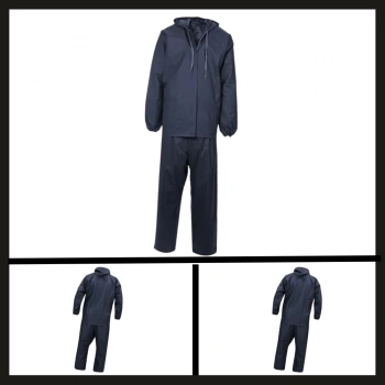 Uyguna-Yakala Lacivert (brs.003) Savex Fermuarlı Takım Balıkçı Yağmurluk-AGM.003