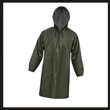 Uyguna-Yakala Haki Savex Premium Pardesü Yağmurluk-TAK.090