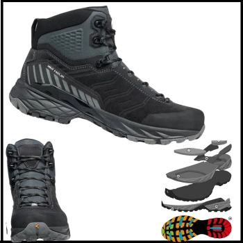 Uyguna-Yakala - Black Erkek Outdoor Bot-200-AB