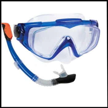 Uyguna-Yakala Silikon Gözlük ve Şnorkel Set -OR.001