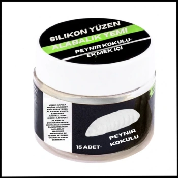 Uyguna-Yakala Silikon Yüzen Alabalık Yemi - Floating - 37mm - Peynir Kokulu - Ekmek İçi - Trout Bait