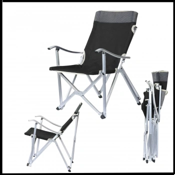 Uyguna-Yakala Siyah - Taşıma Çantalı Katlanır Kamp Piknik Sandalyesi-MLZ.350