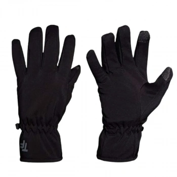Uyguna-Yakala Softshell Eldiven - Thermoform - Siyah