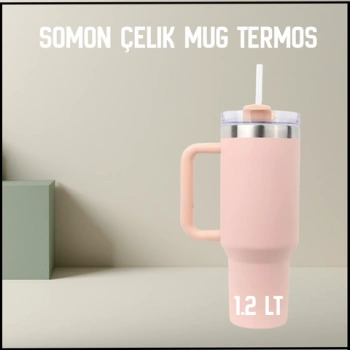 Uyguna-Yakala  Somon- 1.2 lt Çelik Termos - RM.184