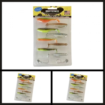 Uyguna-Yakala 4663 505 7-8 Cm  Spro Ready Suni Yem & Jig Head Seti-YEM.626