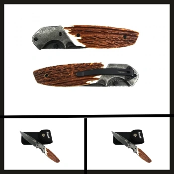 Uyguna-Yakala 300.s1002 Taşlanmış Cep Çakısı  Sterling-CAK.406