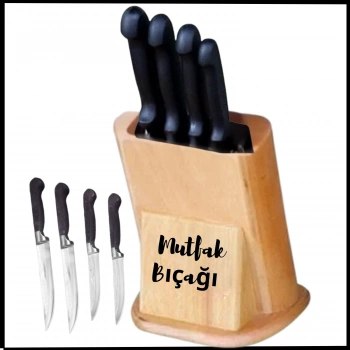 Uyguna-Yakala Mutfak Bıçağı Seti -BIÇ.032