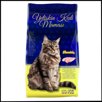 Uyguna-Yakala Tavuklu - 10 Kg-Yetişkin Kedi Maması -MA.063