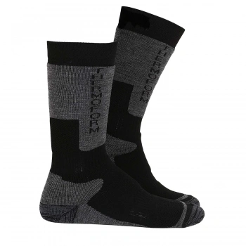 Uyguna-Yakala Termal Çorap - Outdoor - Thermoform - Siyah